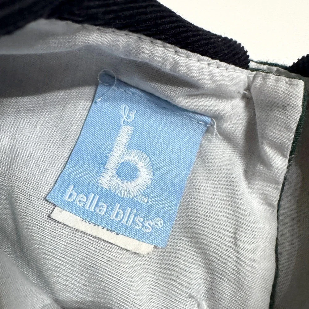 Bella Bliss Melbourne Plaid Remington Dress Girl's Size 8 Green Blue Holiday